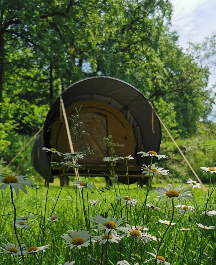 Camping De La Chagnee Saint-Aubin-le-Cloud Eksteriør billede